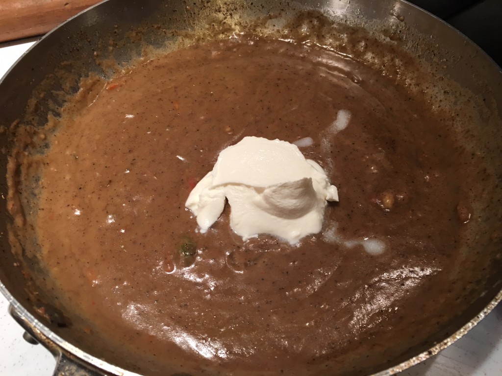 Stir in the Sour Cream